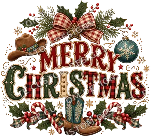 Country Cowboy Merry Christmas Shirt