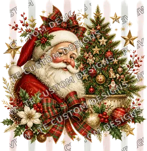 Vintage Santa Claus Christmas Shirt