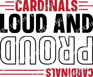 Cardinals loud and proud cardinals