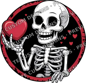 Funny Skeleton Valentines Day Shirt 1