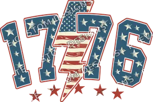 Vintage 1776 4th Of July