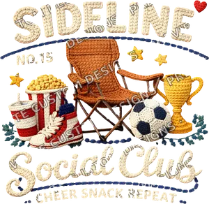 Sideline Social Club Soccer Mom