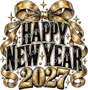 Happy New Year 2027 PNGElegant