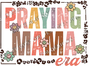 Praying Mama Retro Mothers Day