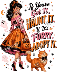 Furry Cat Lady Halloween