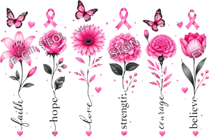 Breast Cancer Faith Hope Love