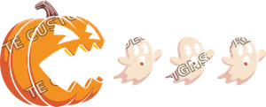 Pumpkin & Ghosts