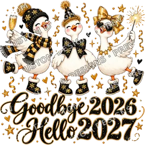 Goodbye 2026 Hello 2027 New 2
