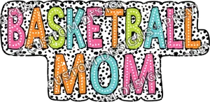 Basketball Mom Dalmatian Dots