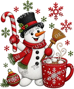 Cozy Snowman Christmas Shirt