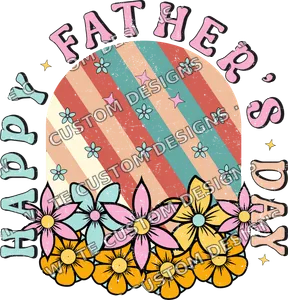 Retro Happy Fathers Day