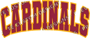 Cardinals curved varsity
