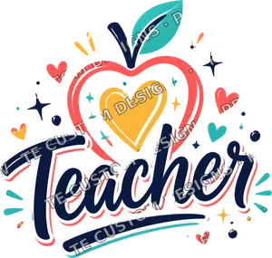 Apple Heart Teacher School Shirt