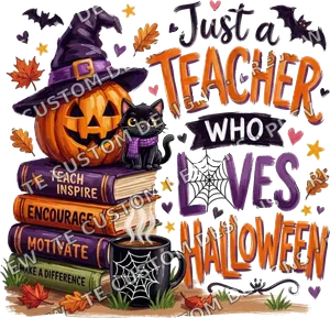 Teacher Halloween PngTeacher Shirt