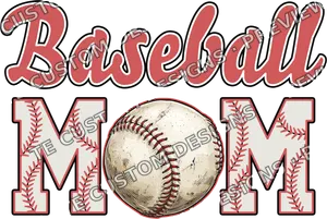 Retro Baseball Mom