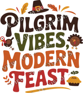Pilgrim Vibes Thanksgiving Shirt