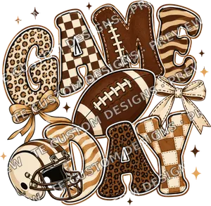 Football Game Day Touchdown Season