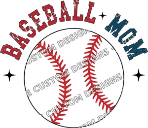 Baseball Mom Baseball 1