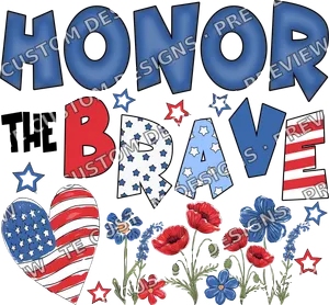 Honor Brave Memorial Day