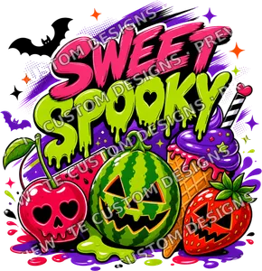 Sweet Spooky Neon Halloween