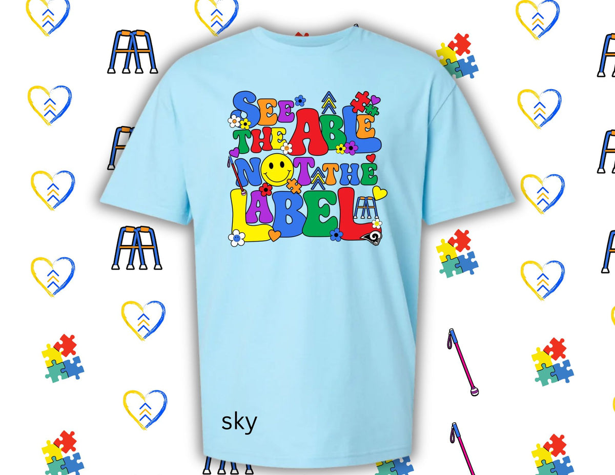 See the ABLE not the LABEL tee